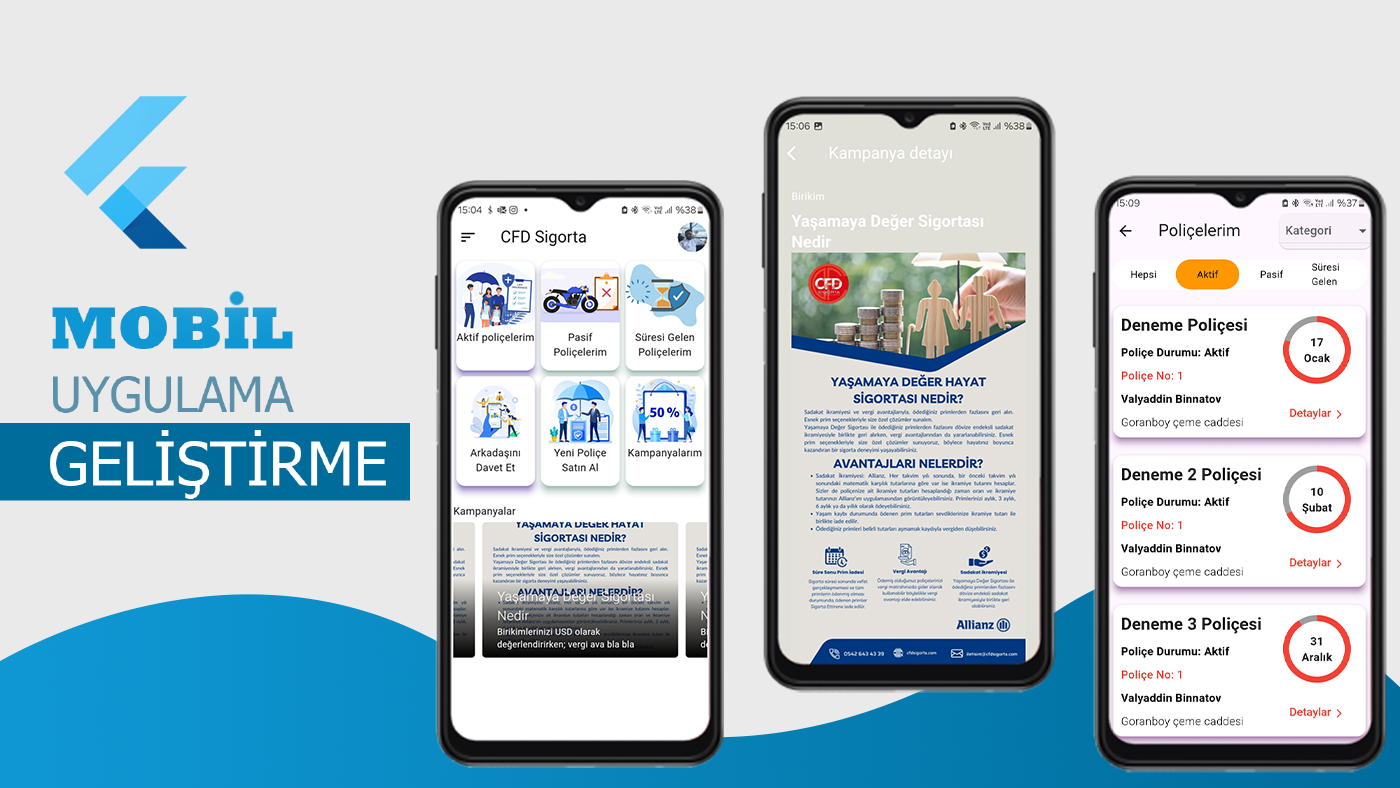 CFD Sigorta Mobil Uygulaması